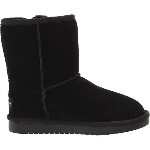 Koolaburra By UGG Girls Toddler Victoria Short Boots, Black Size 8T - Picture 1 of 6